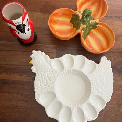 Teleflora Chicken Devlied Egg platter lot