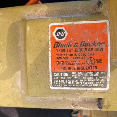 Blac & Decker 7308 Circular Saw