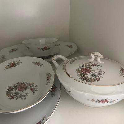 6pc Serving Set Fine Seyei China “China Tree” 7001
