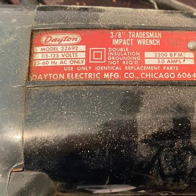 Dayton 3/8” Impact Wrench