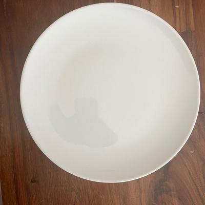 12 White IKEA Salad Plates