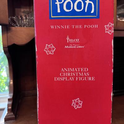 Winnie the Pooh Animated Christmas Display Figure
