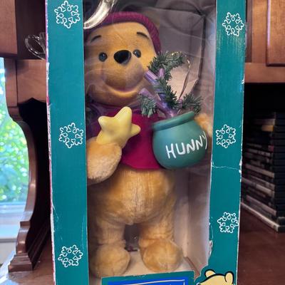 Winnie the Pooh Animated Christmas Display Figure