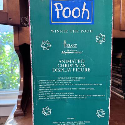 Winnie the Pooh Animated Christmas Display Figure