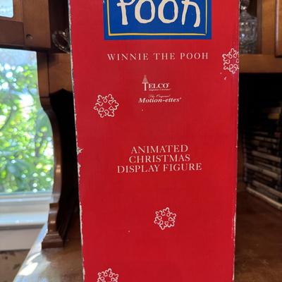Winnie the Pooh Animated Christmas Display Figure