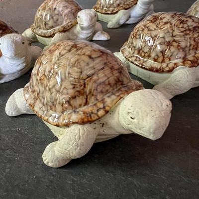 Ceramic & Glass Mushroom Stakes Plus More Ceramic Garden Art (G-RG)