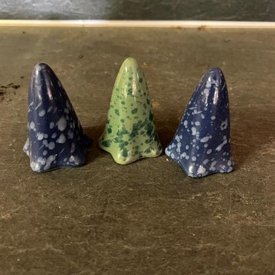 Ceramic & Glass Mushroom Stakes Plus More Ceramic Garden Art (G-RG)