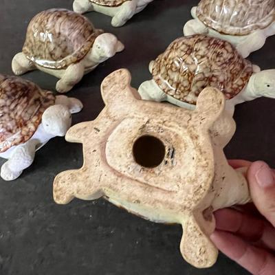 Ceramic & Glass Mushroom Stakes Plus More Ceramic Garden Art (G-RG)