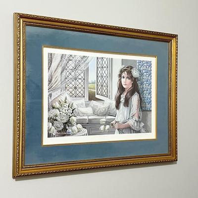 PATI BANNISTER ~ “Window Seat” ~ S/N Framed Print