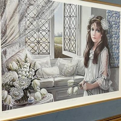 PATI BANNISTER ~ “Window Seat” ~ S/N Framed Print