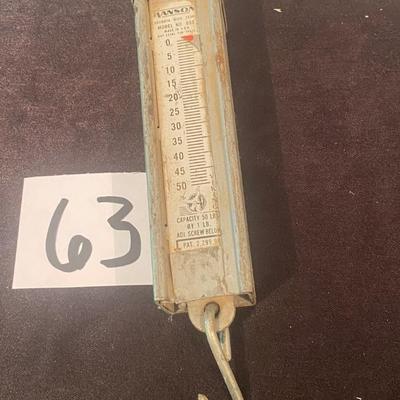 vintage Hanson Hanging Scales No. 895
