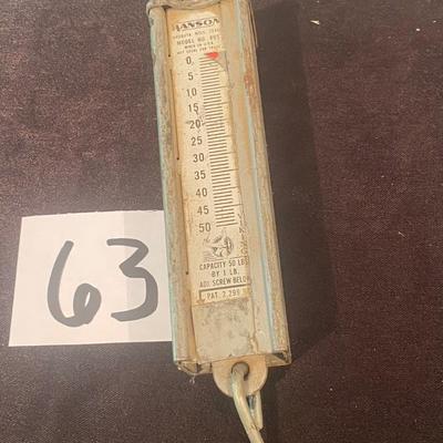 vintage Hanson Hanging Scales No. 895