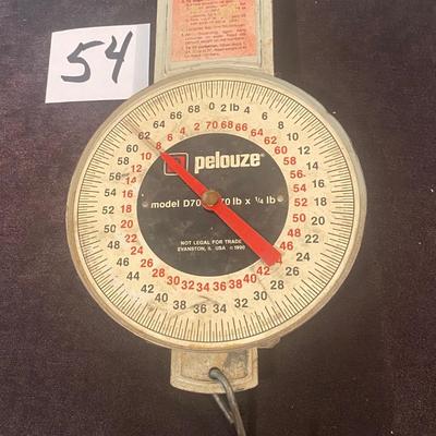 Vintage Pelouze Hanging Scales
