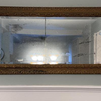 Antique Large Hanging Mirror