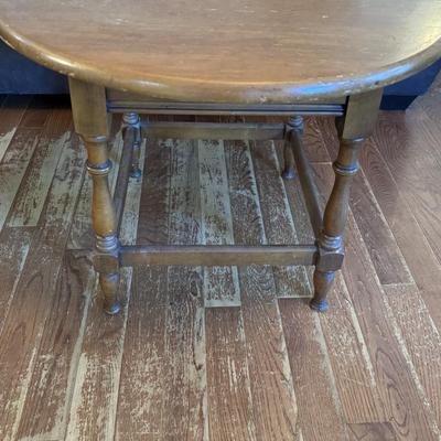 Vintage Wood Side Table