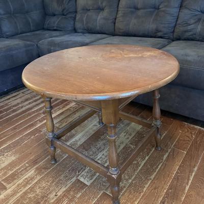 Vintage Wood Side Table