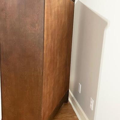 COLLEZIONE EUROPA ~ Three (3) Piece Set ~ Solid Wood & Metal Design Tall Chest & Nightstands