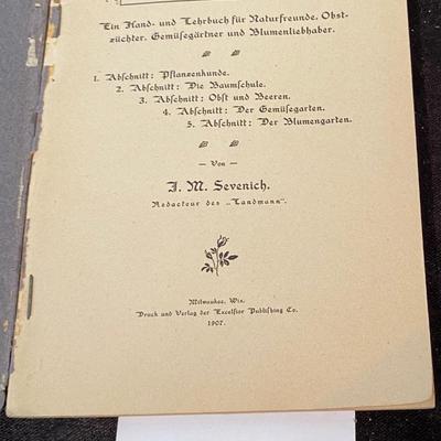 Vintage German Book