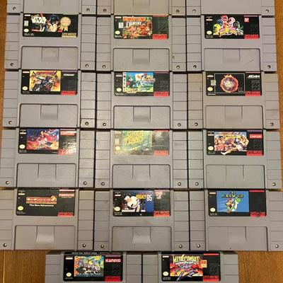 Super Nintendo Games Lot