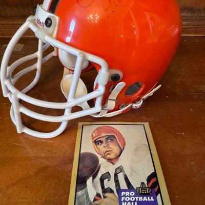 Autographed Mini Helmet w/ Player Card- see description