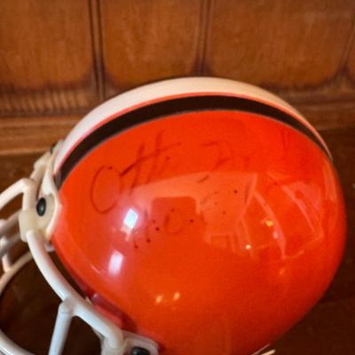 Autographed Mini Helmet w/ Player Card- see description