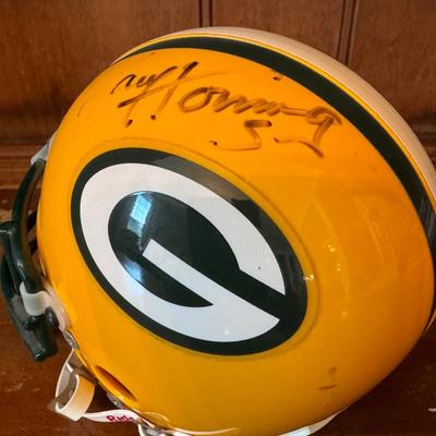 Autographed Mini Helmet- see description