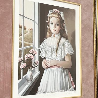 PATI BANNISTER ~ “Quiet Corner” ~ S/N Framed Print