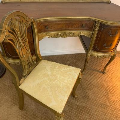 SIX Piece Bedroom Set Vanity Dresser Chest of Drawers Bed & Nightstand