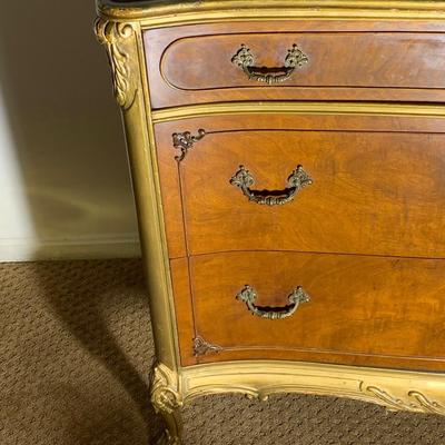 SIX Piece Bedroom Set Vanity Dresser Chest of Drawers Bed & Nightstand
