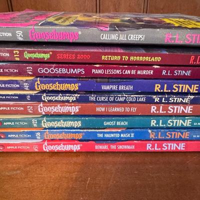 Goosebumps Books Lot