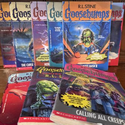 Goosebumps Books Lot