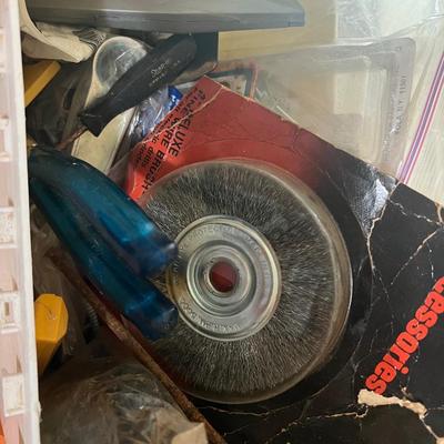 Tub of Misc Tools and Parts