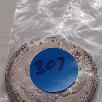 1878 Carson City U. S. Mint Mogan Silver Dollar (#307)