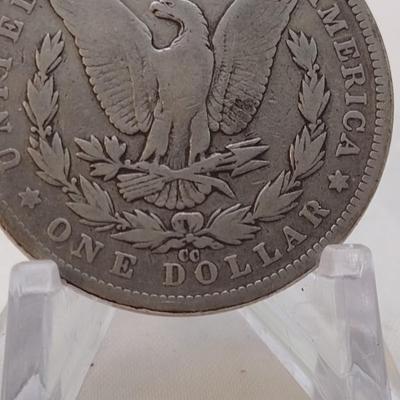 1890 Carson City U. S. Mint Mogan Silver Dollar (#308)