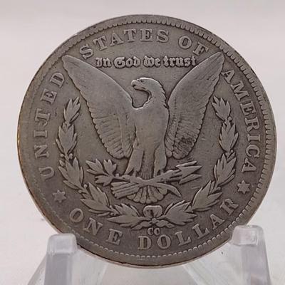 1890 Carson City U. S. Mint Mogan Silver Dollar (#308)