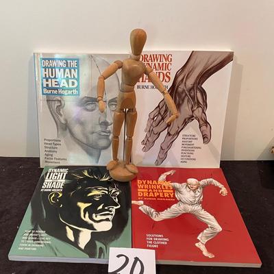 Drawing Books and Mannequin