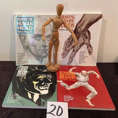 Drawing Books and Mannequin