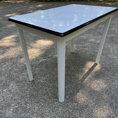 Benjamin Crysteel Stainless Enamel Top Table (G-TF)
