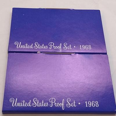 Set of Two 1968 U. S. Mint Proof Coin Set (#312)