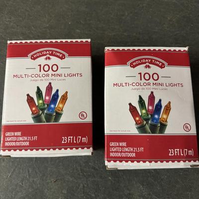 Large Lot of Christmas Lights and Timers (G-TF)