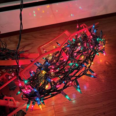 Large Lot of Christmas Lights and Timers (G-TF)