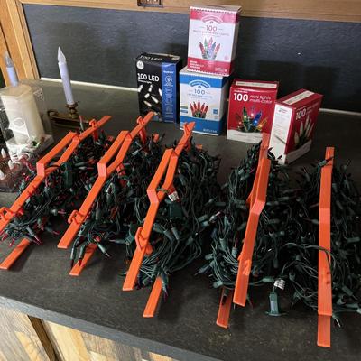 Large Lot of Christmas Lights and Timers (G-TF)