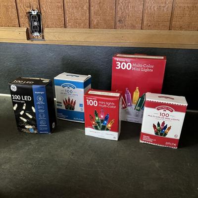 Large Lot of Christmas Lights and Timers (G-TF)