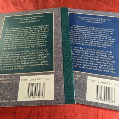 Pair of Books on Two of the South's Great Generals