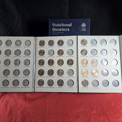 Two Modern Statehood Quarters Book Collections