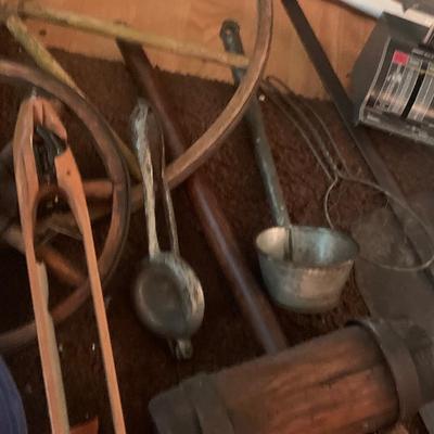 Huge Primitives Antiques Collectibles Lot