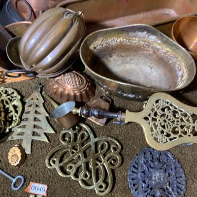 Huge Cooper & Brass Primitives Lot