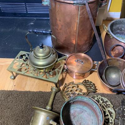 Huge Cooper & Brass Primitives Lot