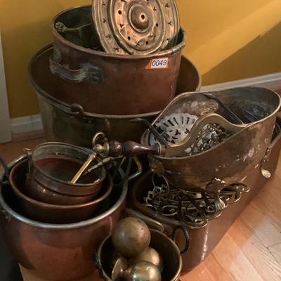 Huge Cooper & Brass Primitives Lot