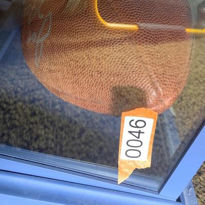 Joe Namath Signed Football In Display Case